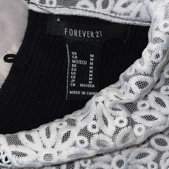 Forever 21 Black Sweater Top - Picture 2 of 2